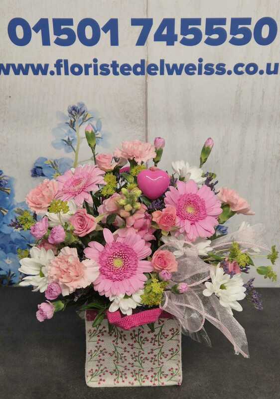 Flowers delivered to customer