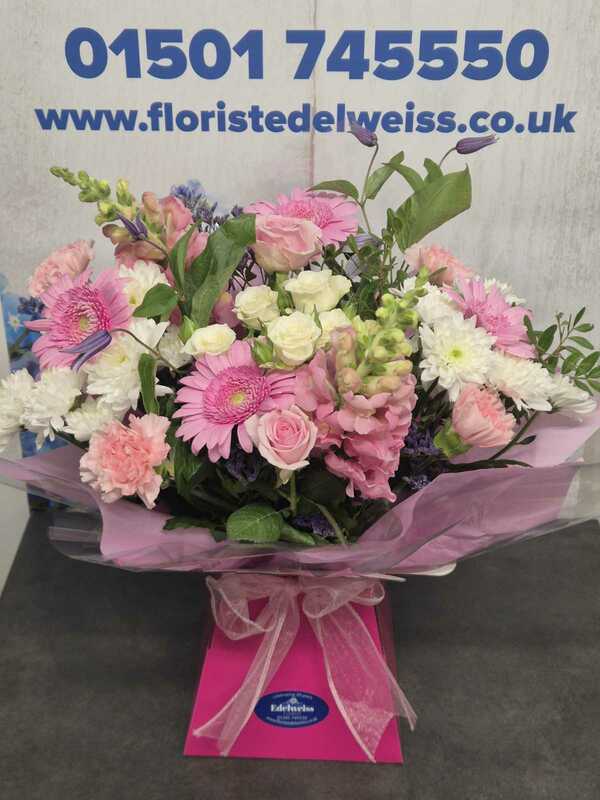 Flowers delivered to customer