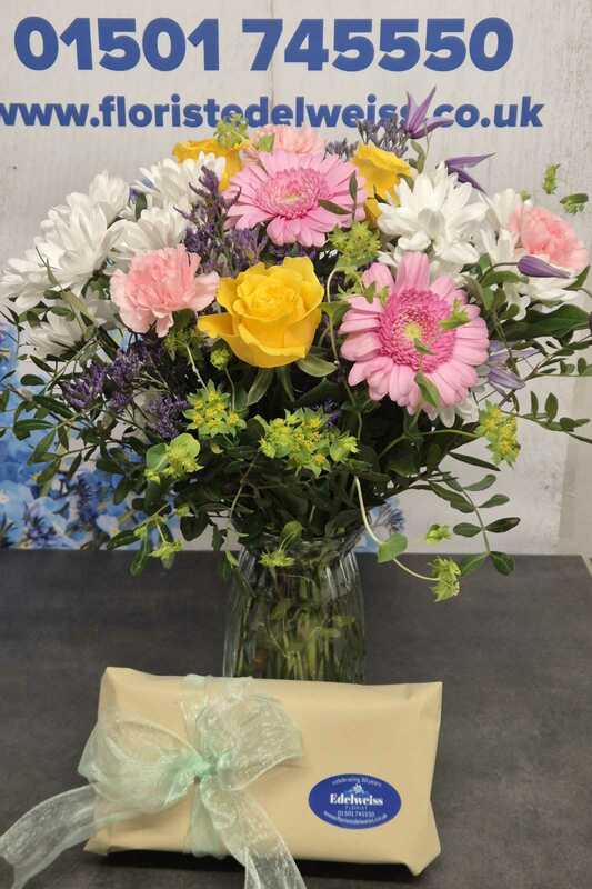 Flowers delivered to customer