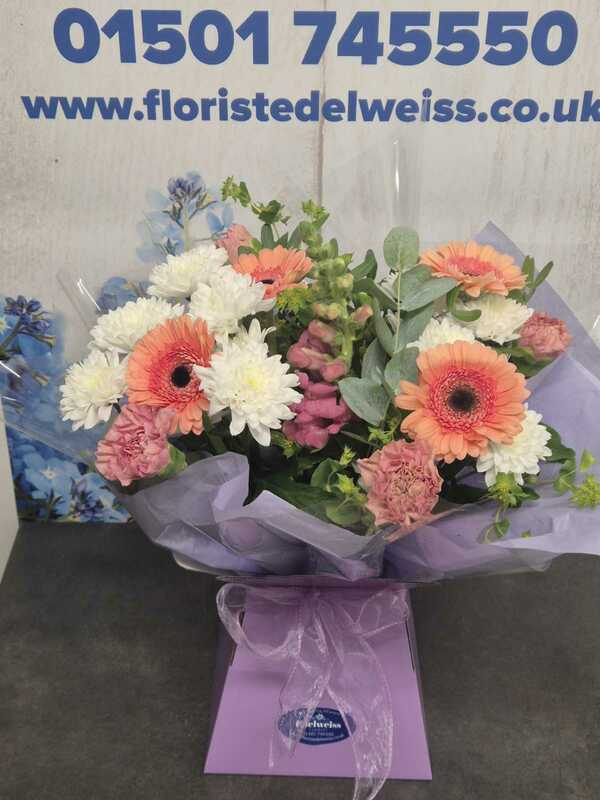 Flowers delivered to customer