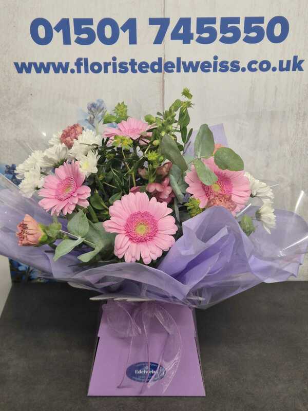Flowers delivered to customer