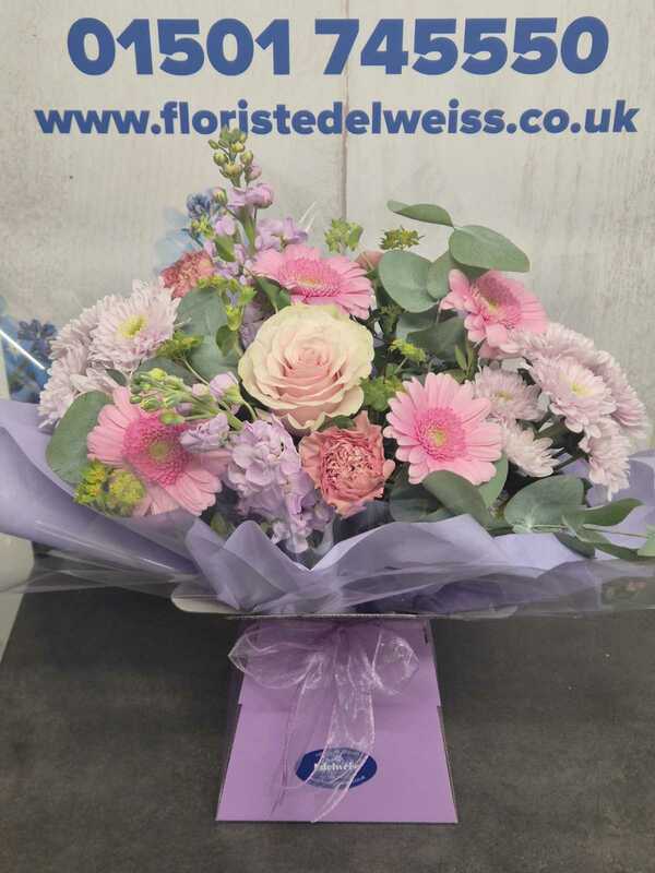 Flowers delivered to customer