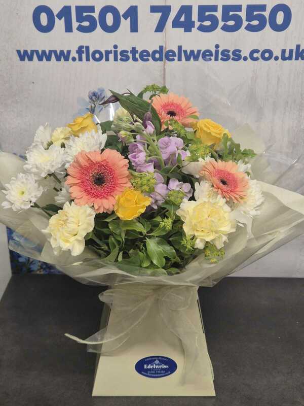 Flowers delivered to customer