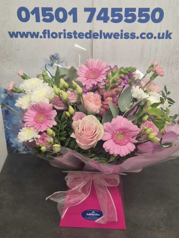 Flowers delivered to customer