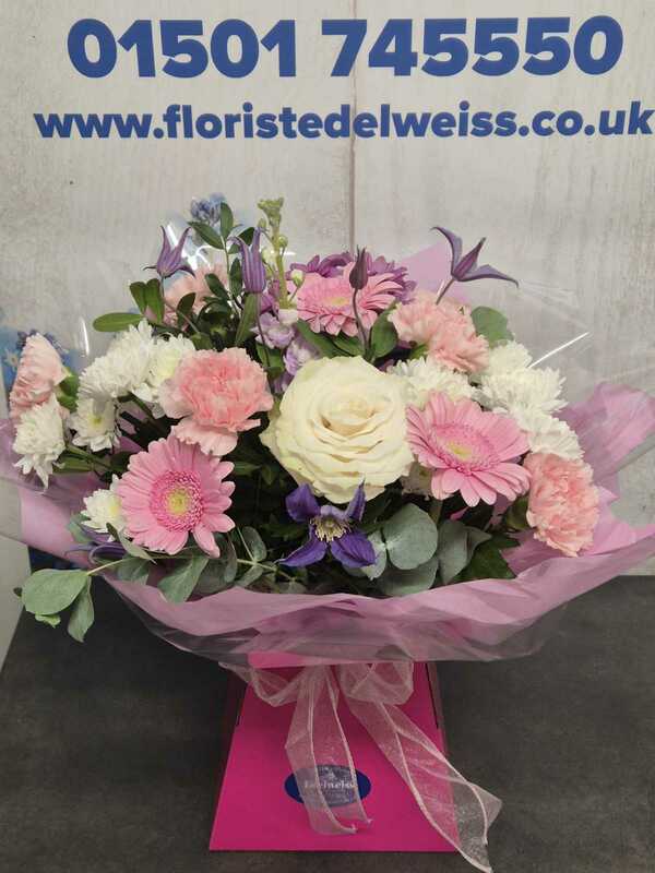 Flowers delivered to customer