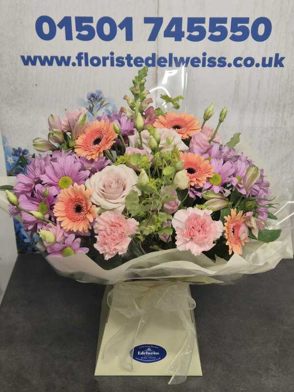 Flowers delivered to customer