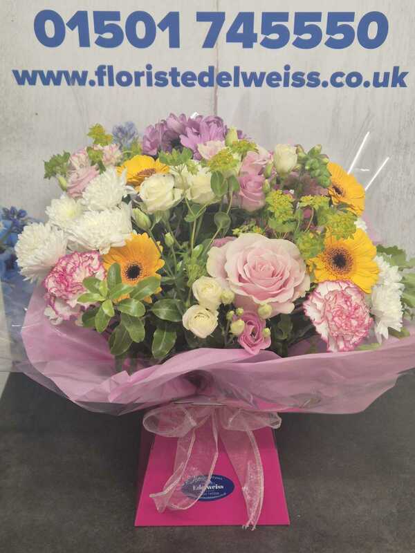 Flowers delivered to customer