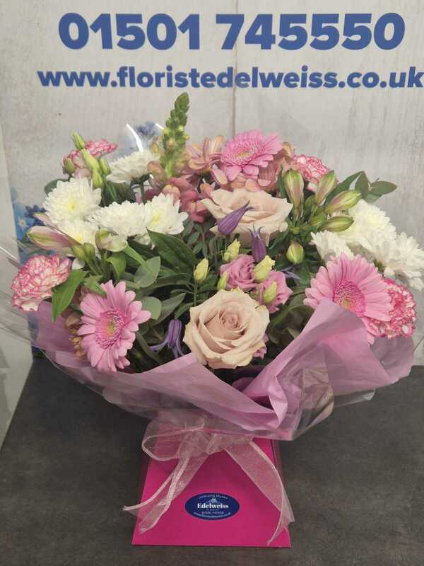 Flowers delivered to customer