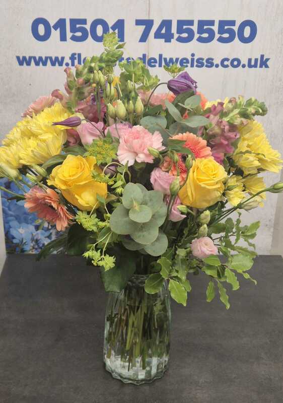 Flowers delivered to customer