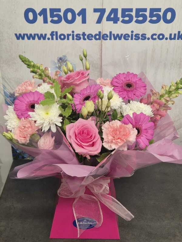 Flowers delivered to customer