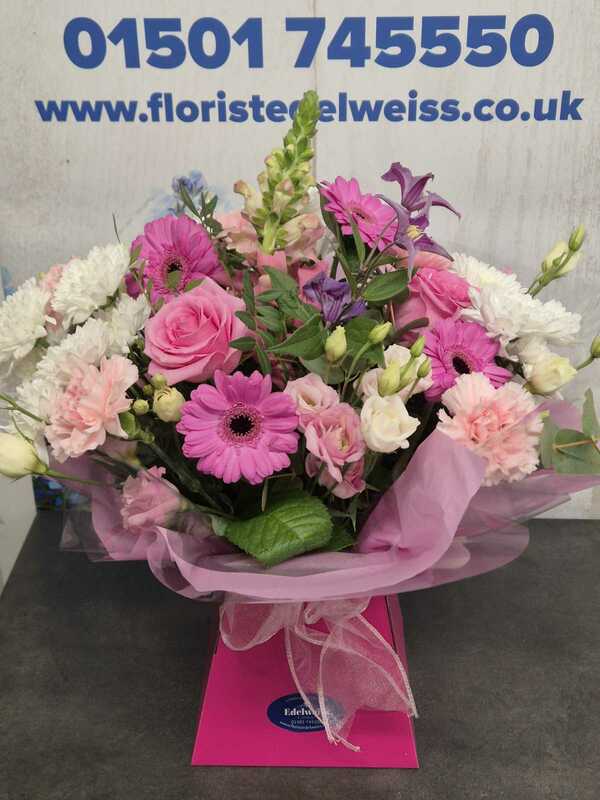 Flowers delivered to customer
