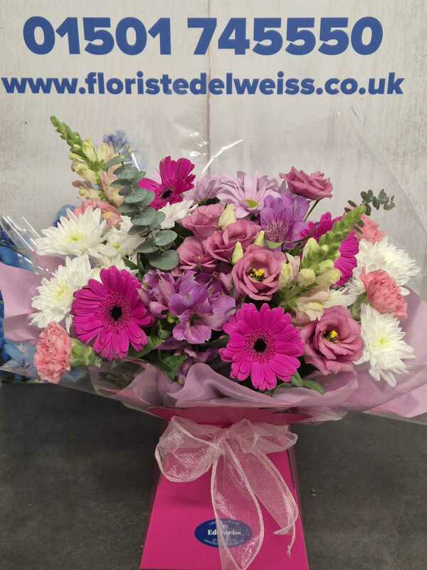 Flowers delivered to customer