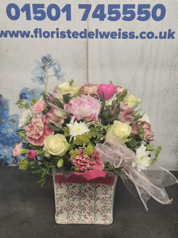 Flowers delivered to customer