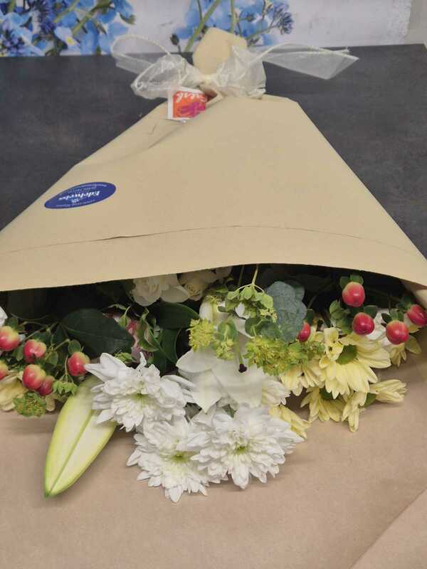 Flowers delivered to customer