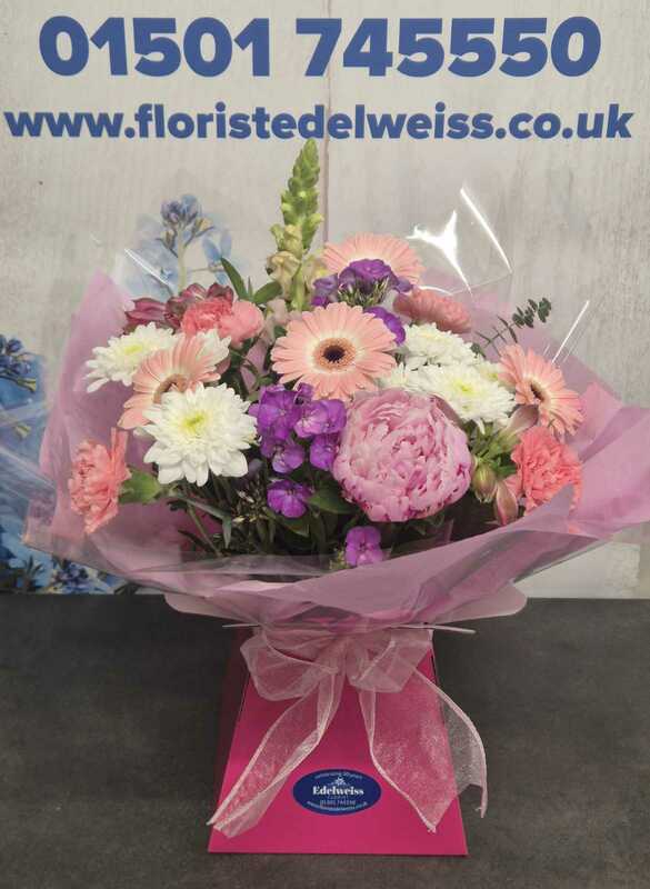 Flowers delivered to customer