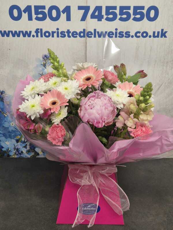 Flowers delivered to customer