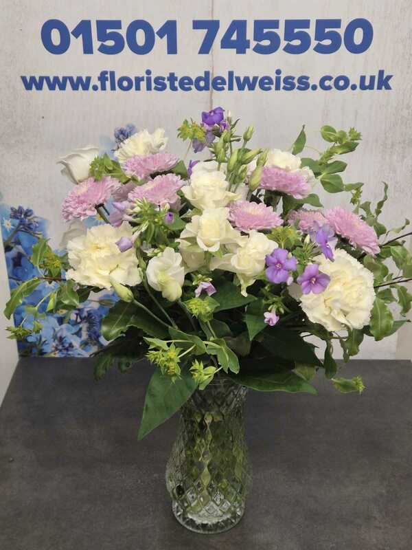 Flowers delivered to customer