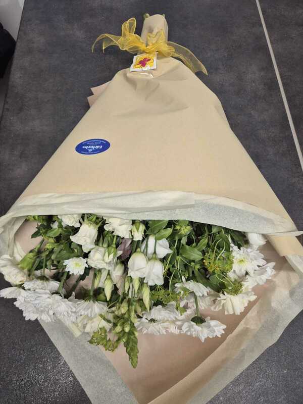 Flowers delivered to customer