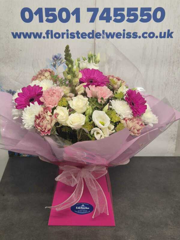 Flowers delivered to customer