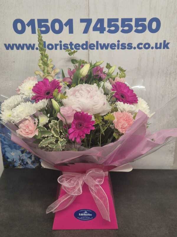 Flowers delivered to customer