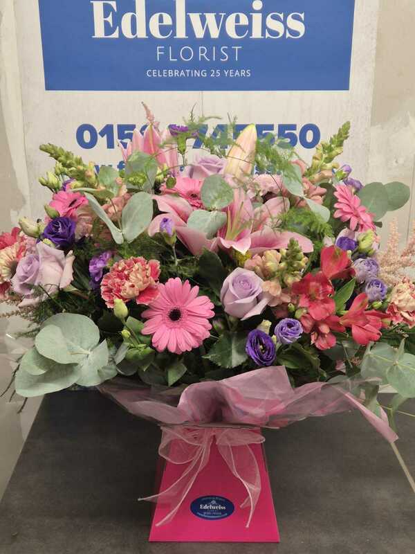 Flowers delivered to customer