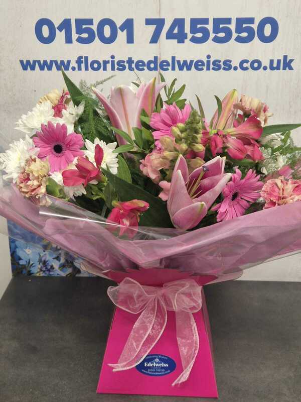 Flowers delivered to customer