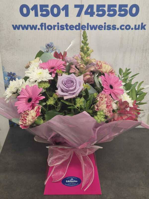 Flowers delivered to customer