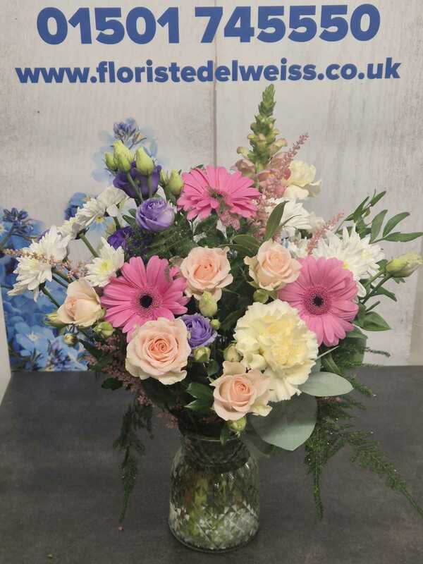 Flowers delivered to customer