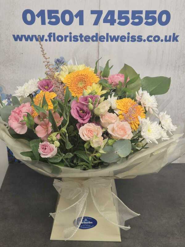 Flowers delivered to customer