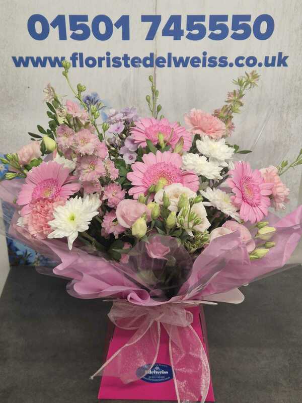 Flowers delivered to customer