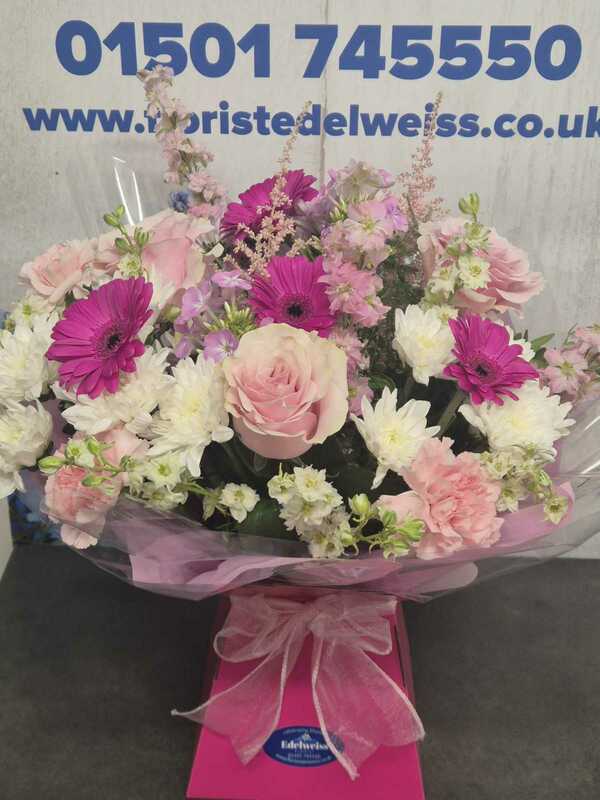 Flowers delivered to customer