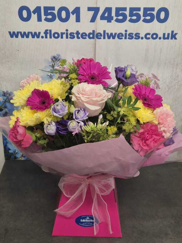 Flowers delivered to customer