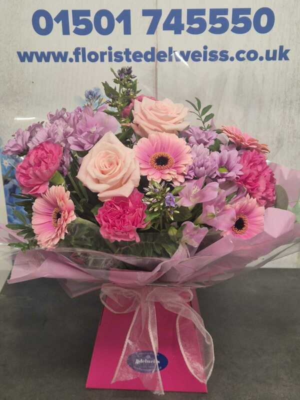 Flowers delivered to customer