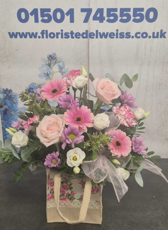Flowers delivered to customer
