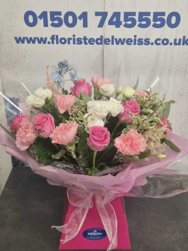 Flowers delivered to customer