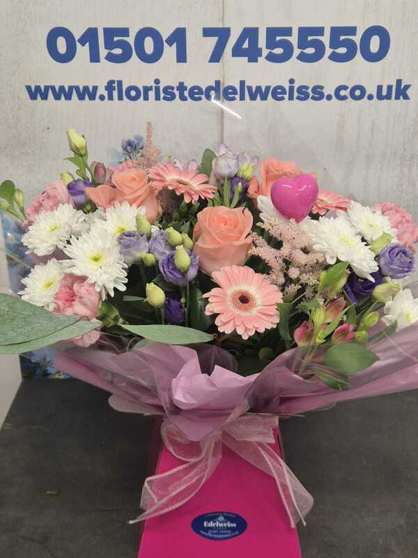 Flowers delivered to customer