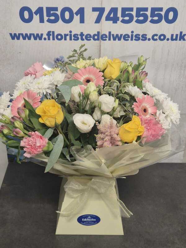 Flowers delivered to customer