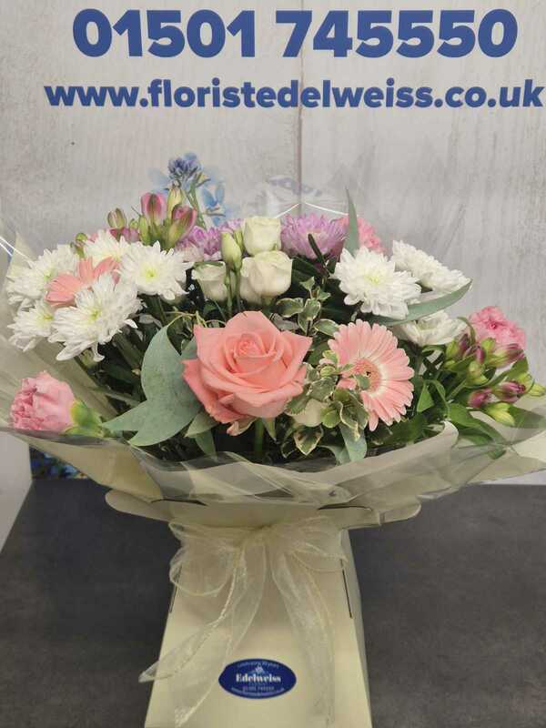 Flowers delivered to customer