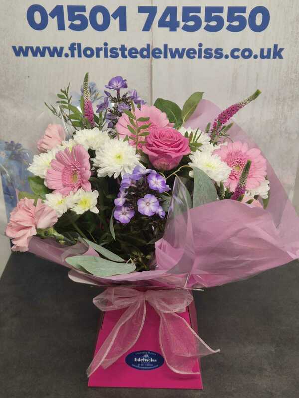 Flowers delivered to customer