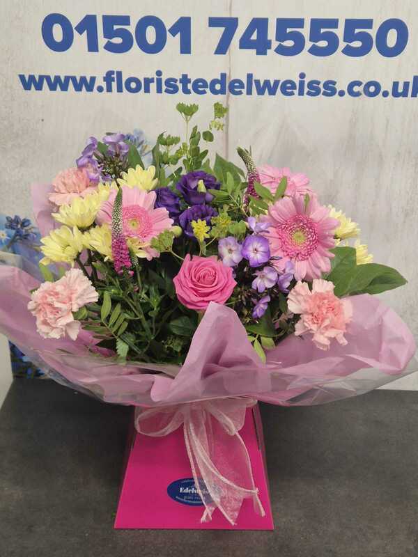 Flowers delivered to customer