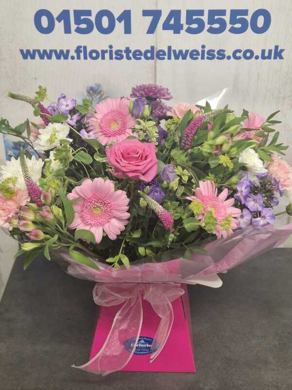 Flowers delivered to customer