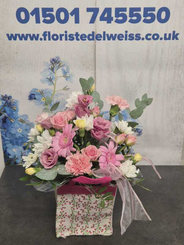 Flowers delivered to customer
