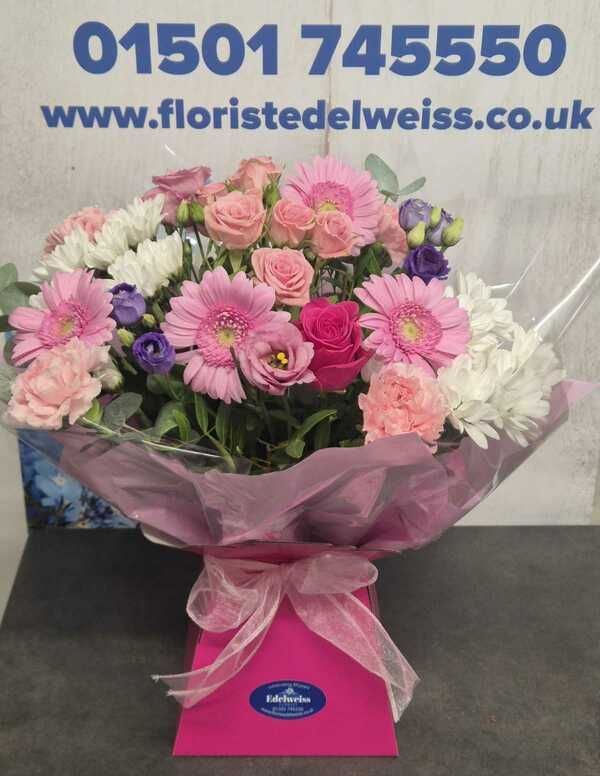 Flowers delivered to customer