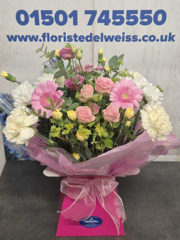 Flowers delivered to customer