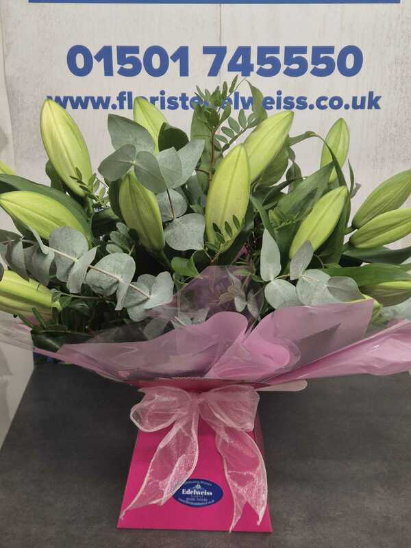 Flowers delivered to customer