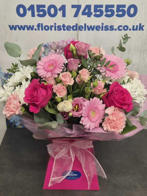 Flowers delivered to customer