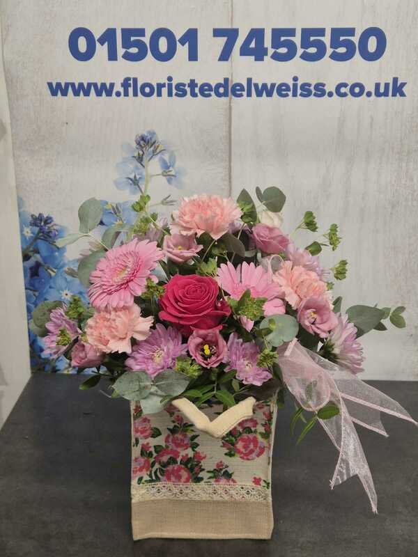 Flowers delivered to customer