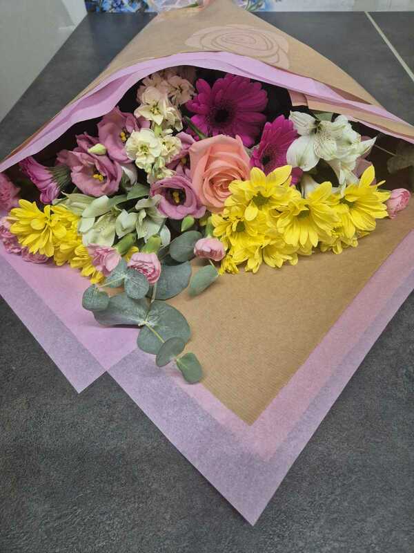 Flowers delivered to customer
