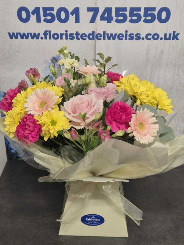 Flowers delivered to customer