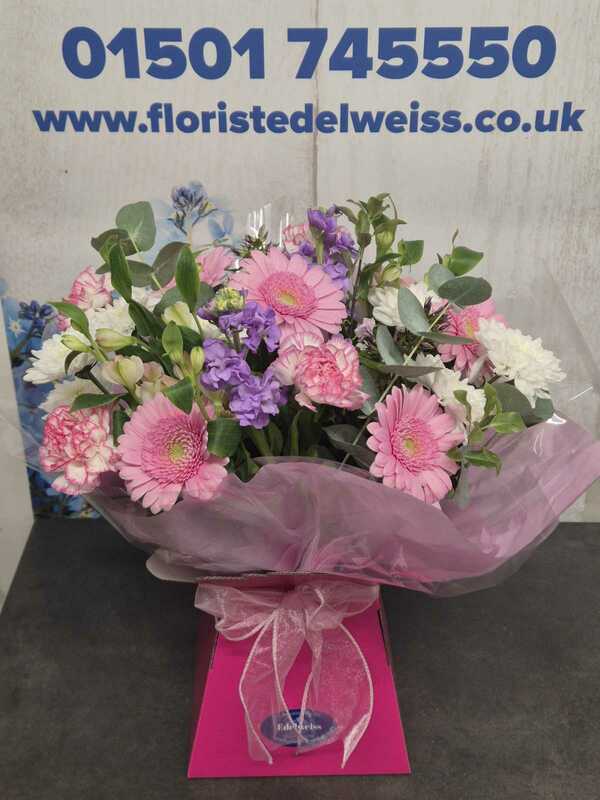 Flowers delivered to customer